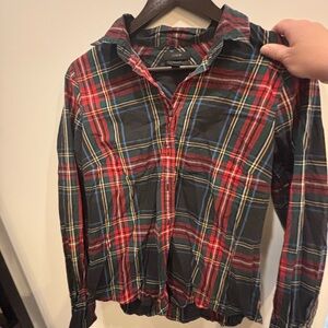 J. Crew Multicolor Plaid Shirt